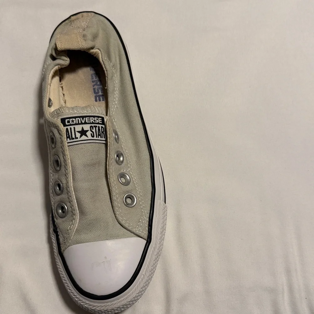 Converse Sneakers - Cream and White - Picture 2 of 7